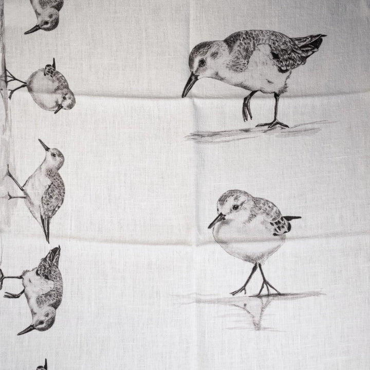 Coussin en Lin Bécasseaux Crayon