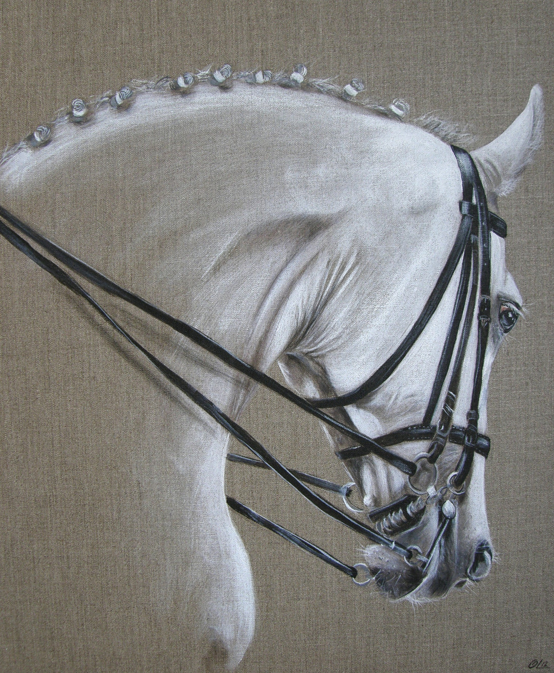Tableau Cheval Enrêné