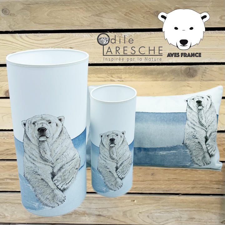 Milchstraßenbär-Samtkissen