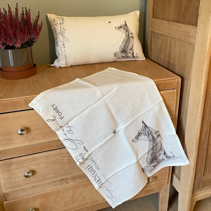 Victor Fox Linen Tea Towel