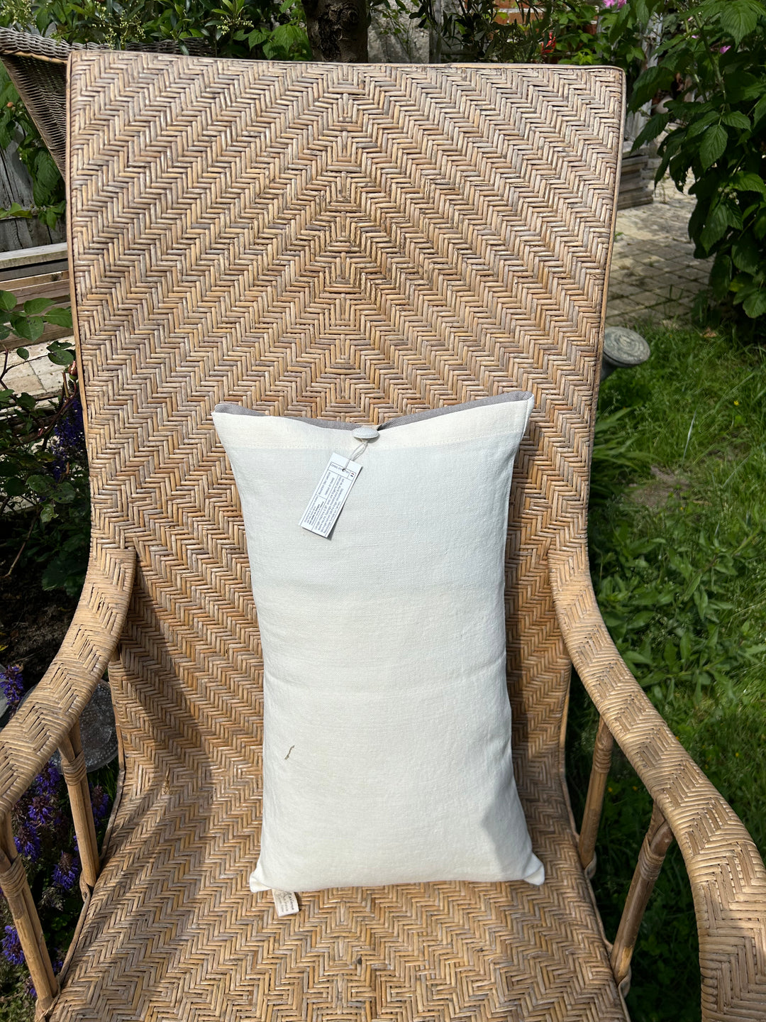 Green Hermine Linen Cushion