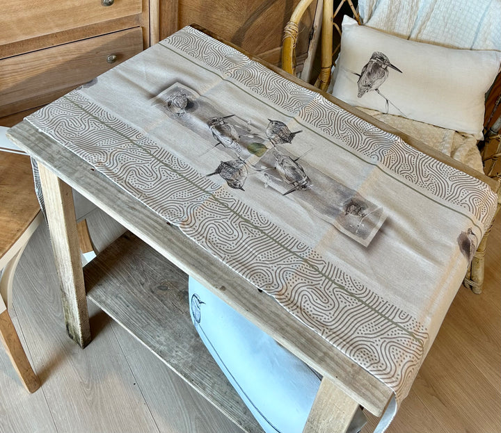 Martin and Wren Bird Table Runner